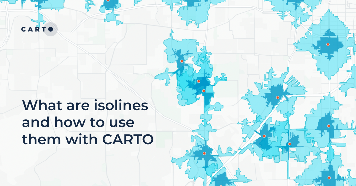 What are isolines and how to use them with CARTO