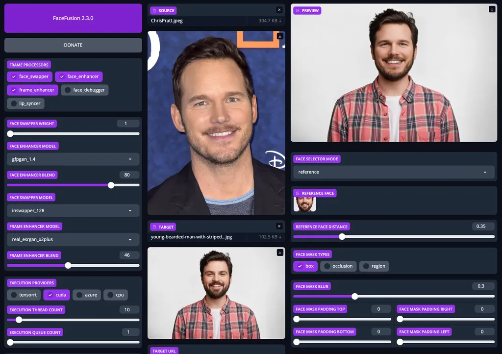 Use FaceFusion Online with RunDiffusion