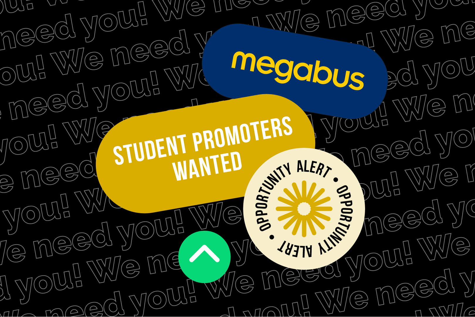 Megabus Student Promoters Wanted (Birmingham, Warwick and Coventry)