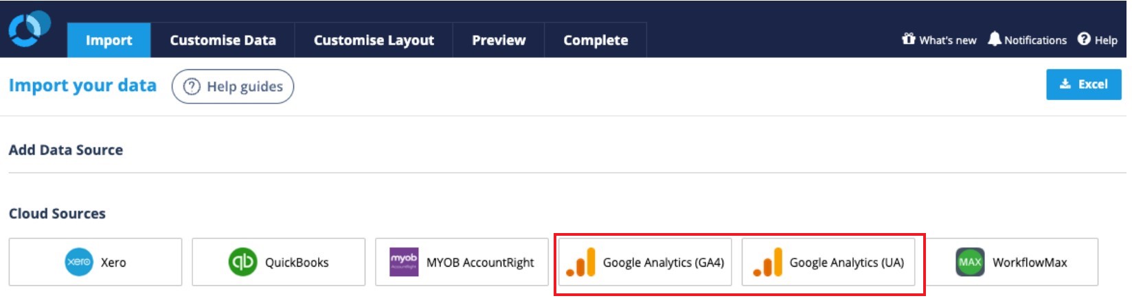 Google Analytics (UA and GA4) - Spotlight Reporting Help