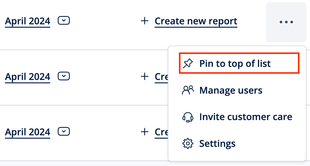 Navigating the Dashboard - Spotlight Reporting Help