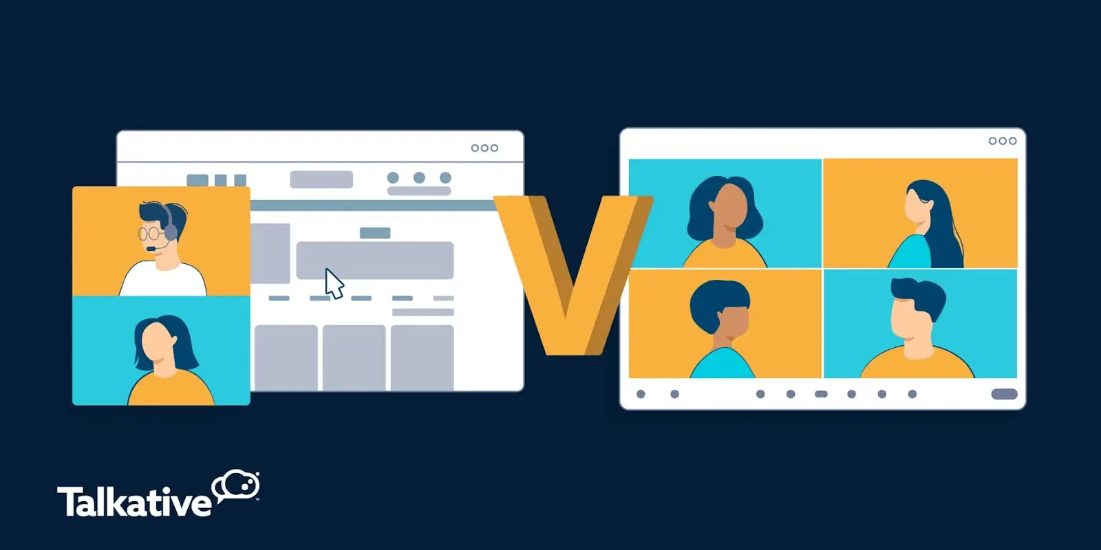 customer video chat vs company video conferencing