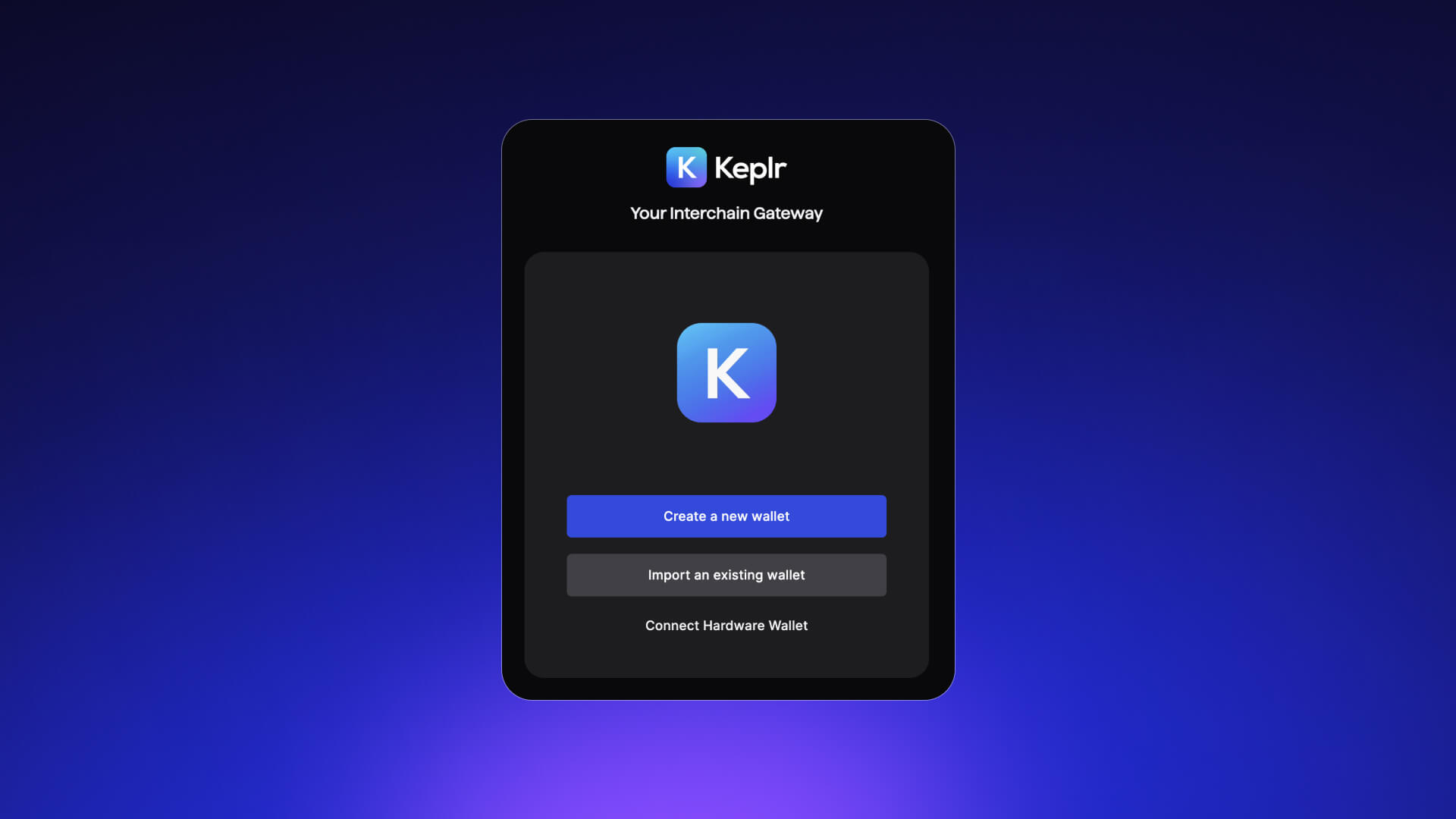 Create a New Wallet with Keplr Extension • Keplr HelpDesk