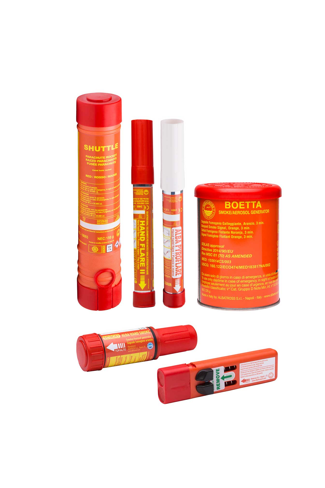 Distress Signal Flare Packs Made By Seago Ltd