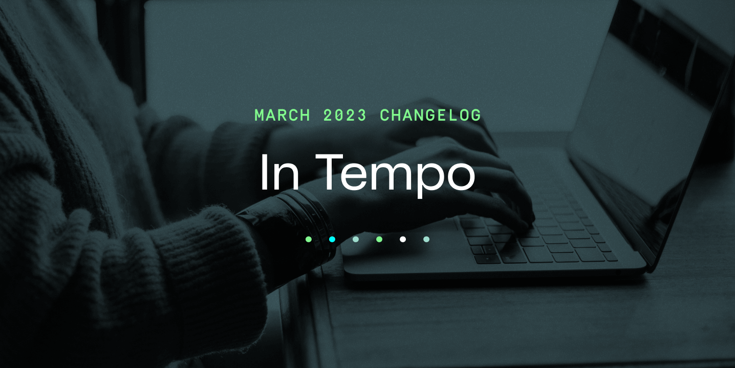 In Tempo March changelog Metronome blog