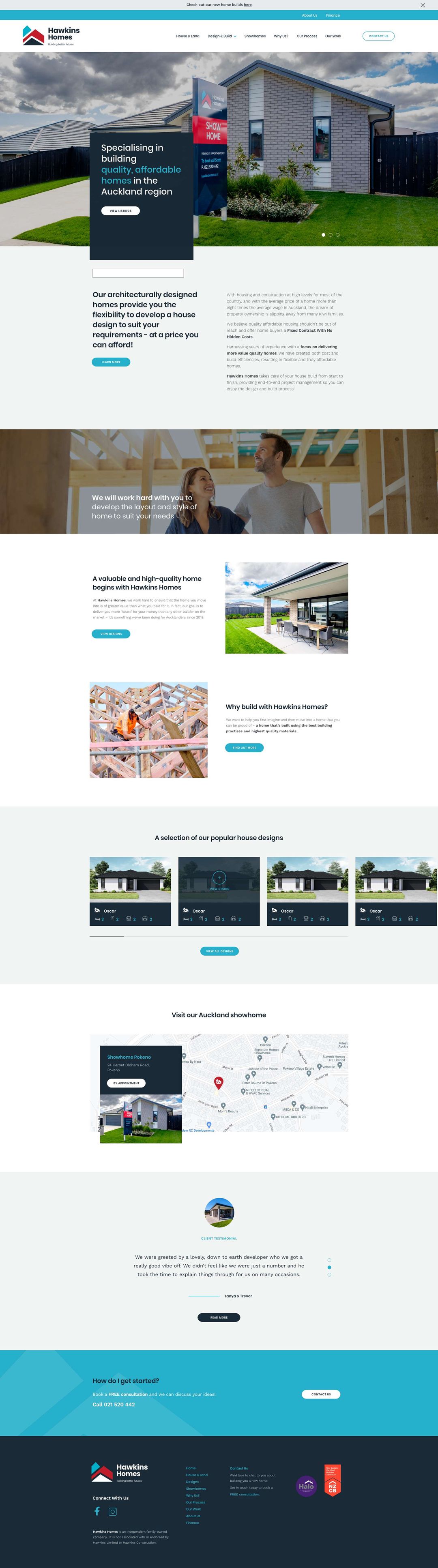 Home and Land Packages Auckland Hawkins Homes