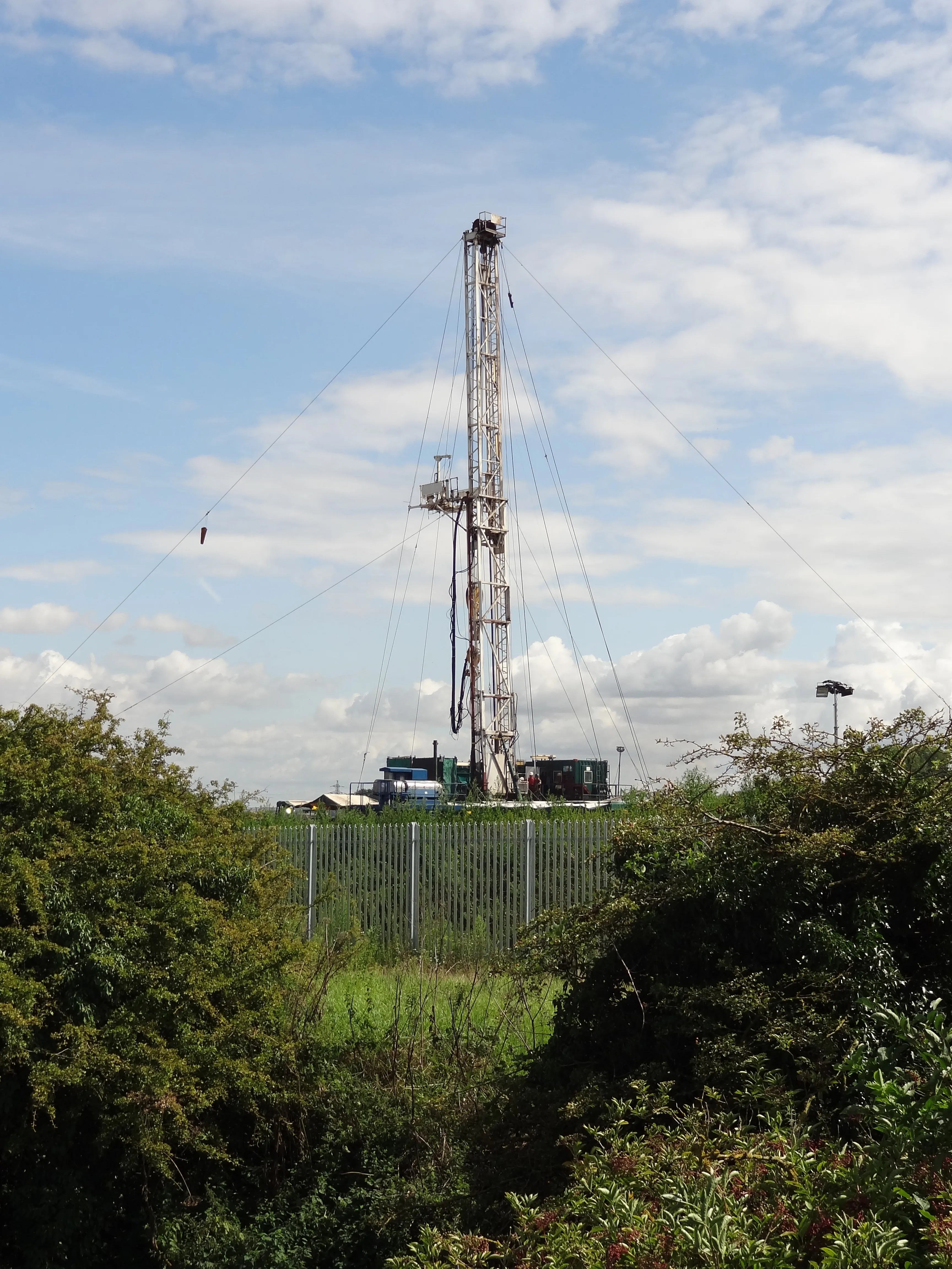 Wressle Rig Oil and gas