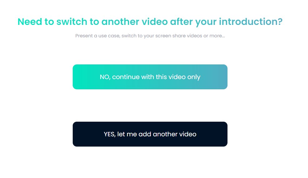 video option