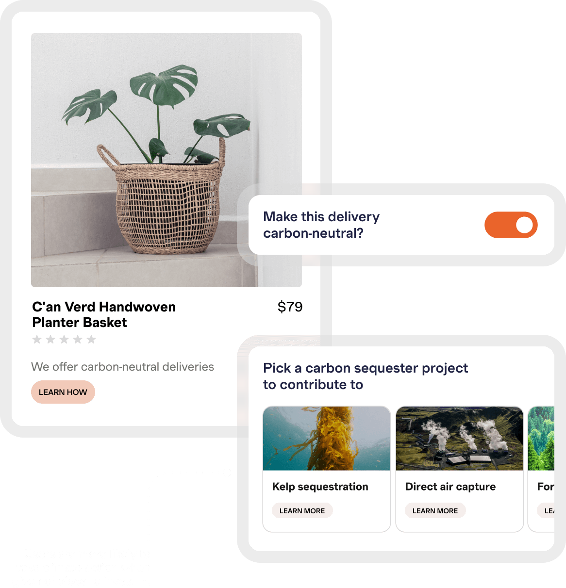 Product UI Mockups
