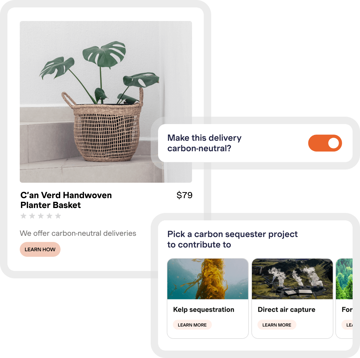 Product UI Mockups