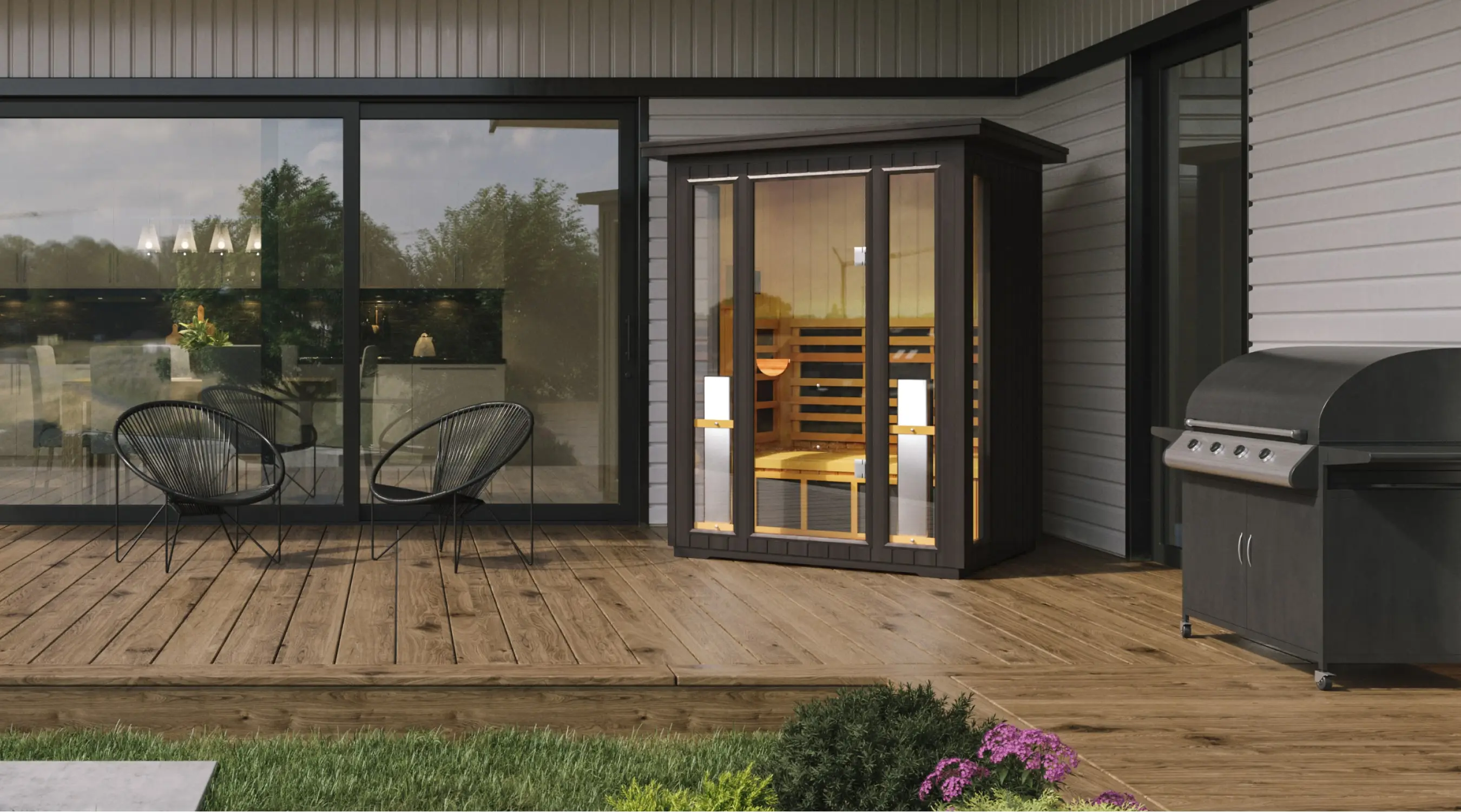 Outdoor Saunas | Clearlight® Sauna Models | Clearlight® Saunas
