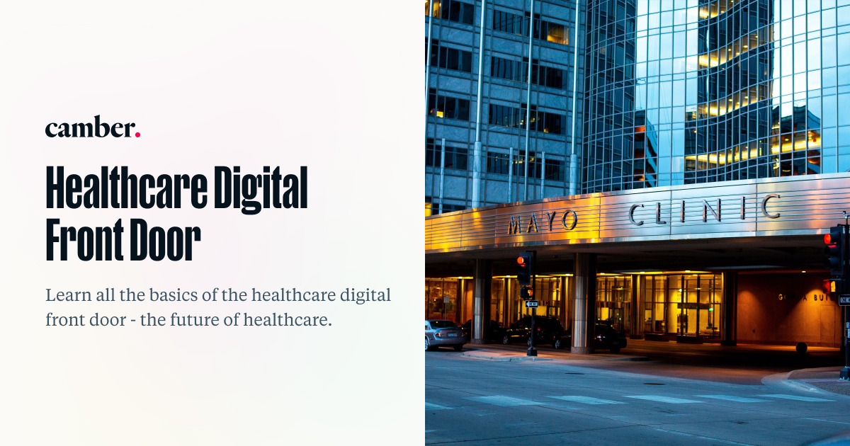 Camber Creative Healthcare Digital Front Door