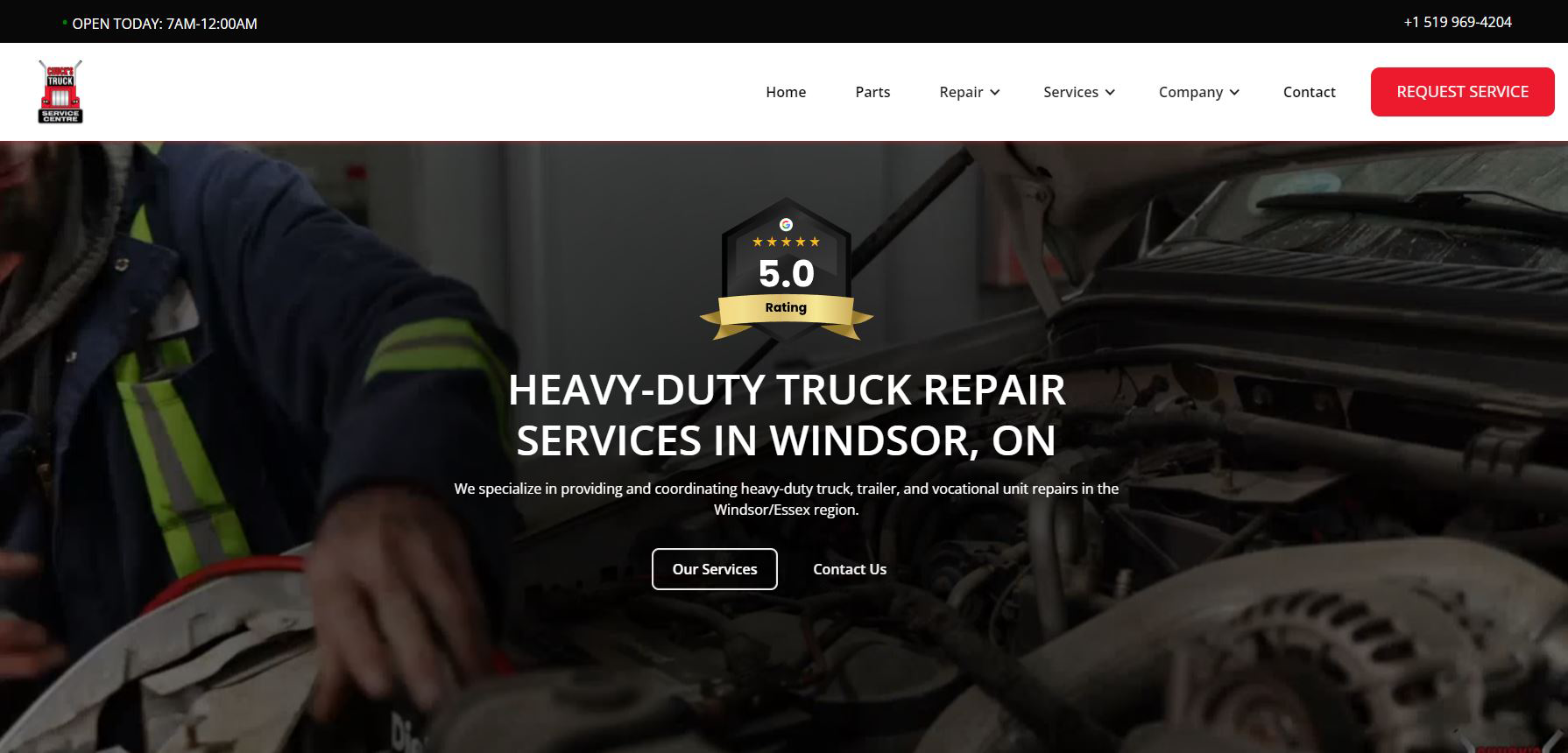 About Us Chuck’s Truck Service Centre