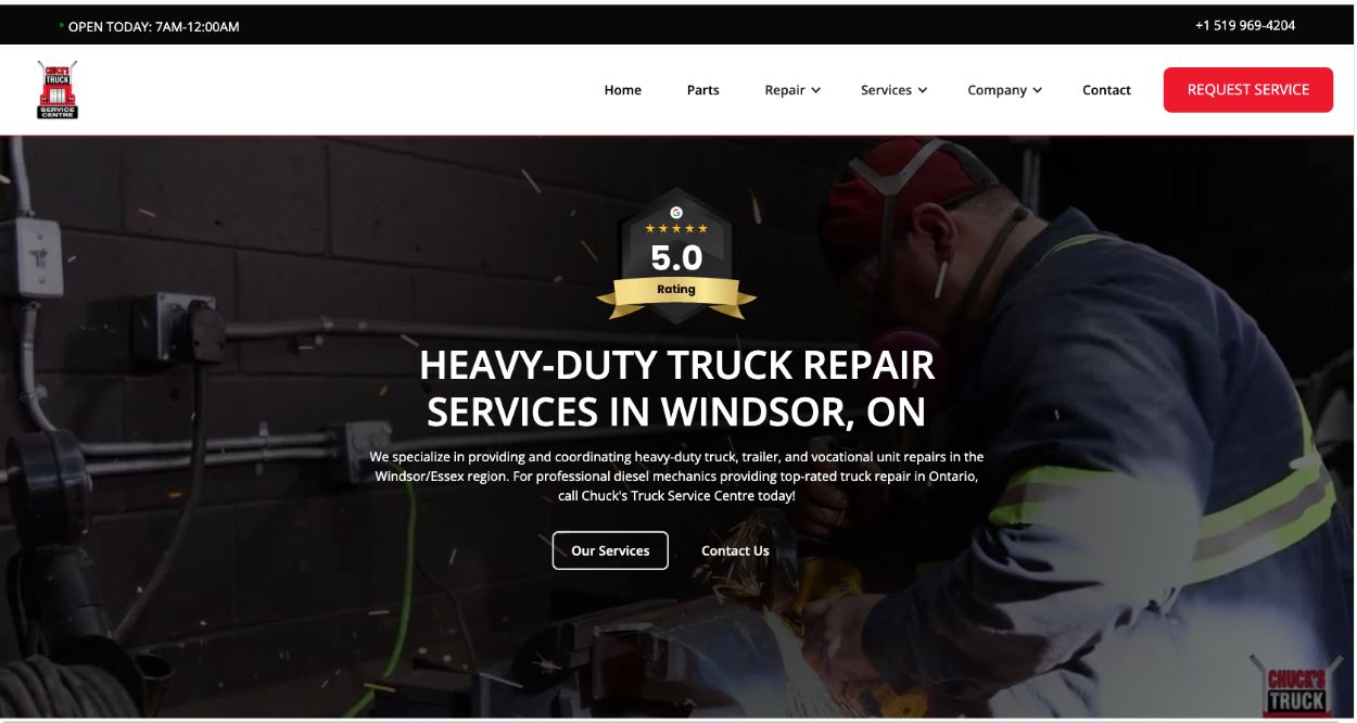 Truck Parts in Windsor, ON Chuck's Truck Service