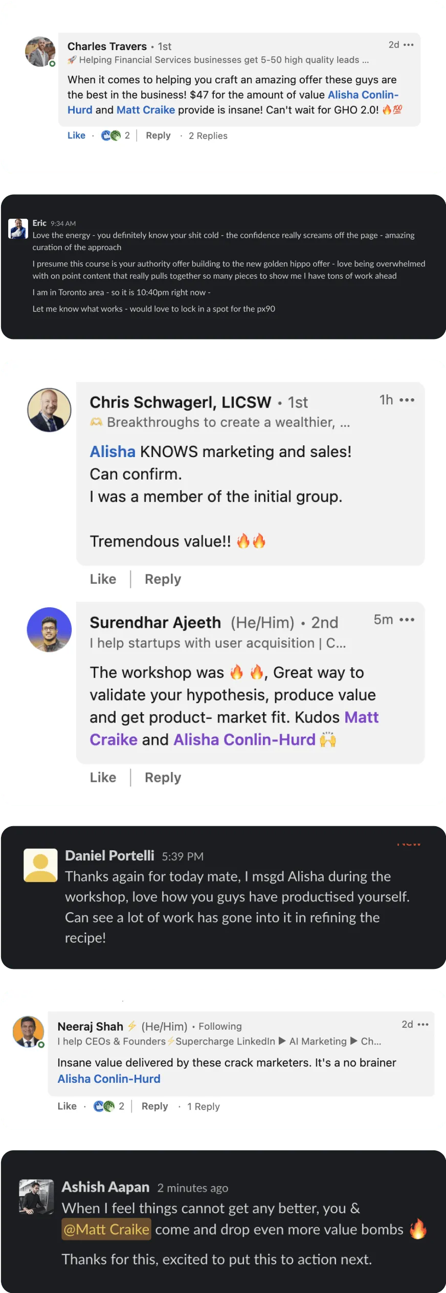 Image of people's good review to Persuasion Experience