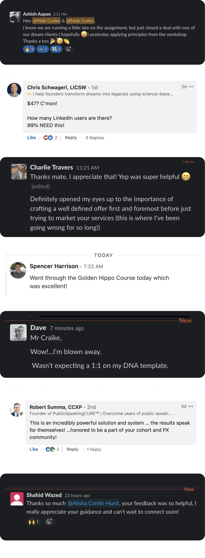 Image of people's good review to Persuasion Experience