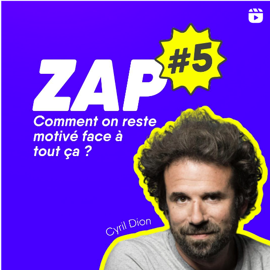prévisualisation d'un post instagram "Zap"