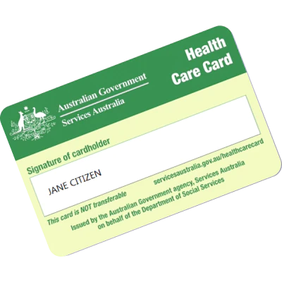 Centrelink Card Example #BeamForAll