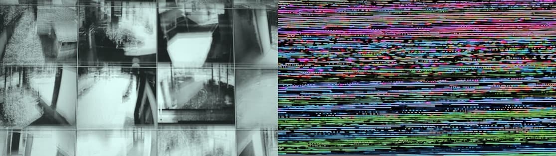 CCTV camera interference; interference in a video monitoring system
