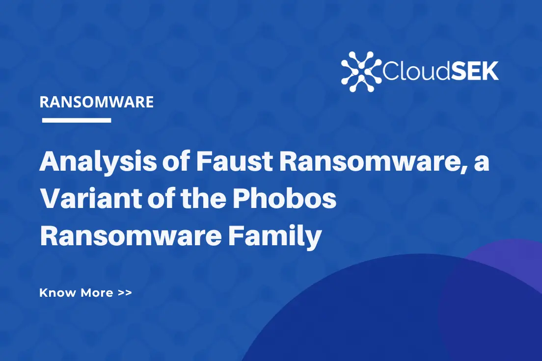 Analysis of Faust Ransomware, a Variant of the Phobos Ransomware Family ...