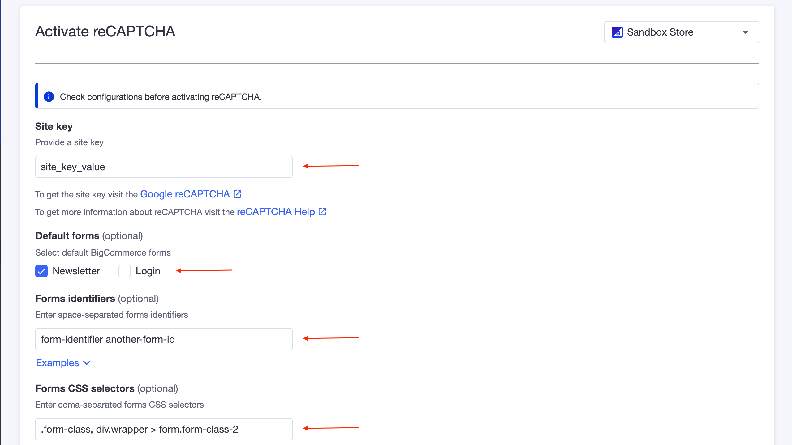 Review configs on step 3