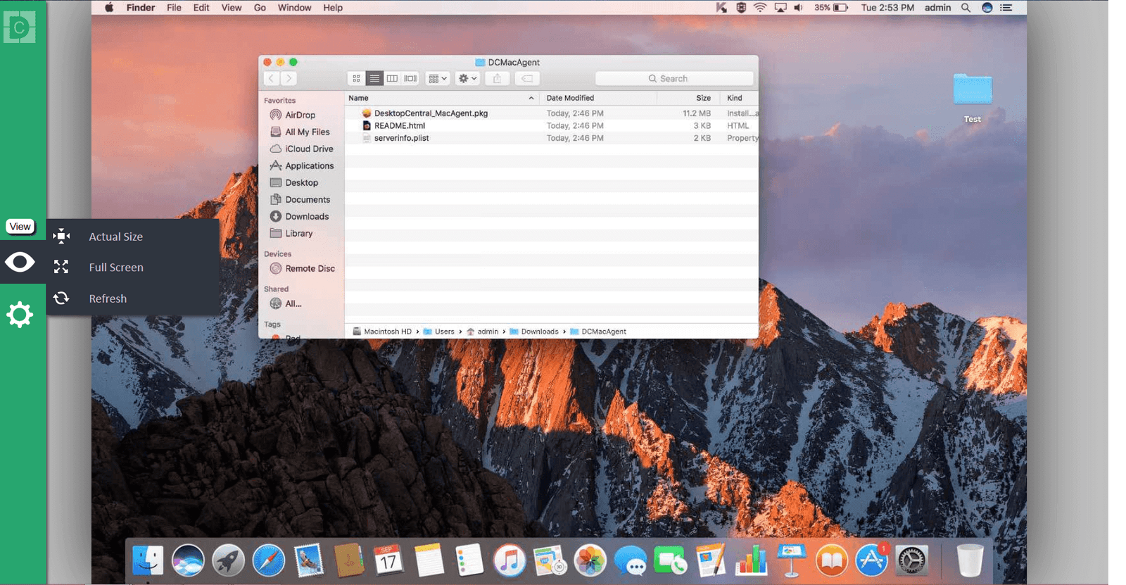 ScreenConnect Mac OS X / macOS Darkhorse Tech