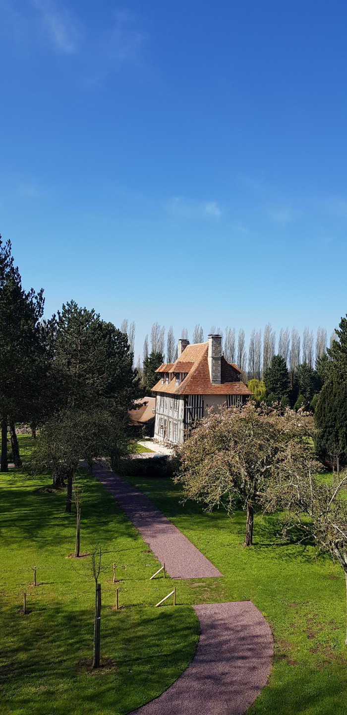 Vue de haut nature Hôtel Les Manoirs des Portes de Deauville