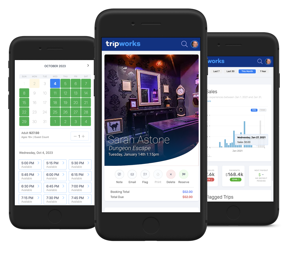 Escape Room Booking Software