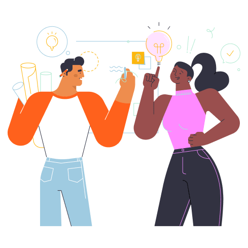 Aldo & Chloe Character Illustrations