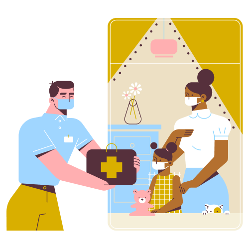 Social Work & Charity Illustrations