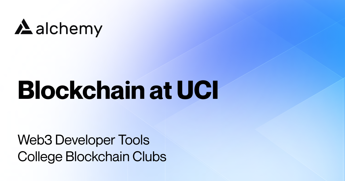 Students learning blockchain technology at UCI