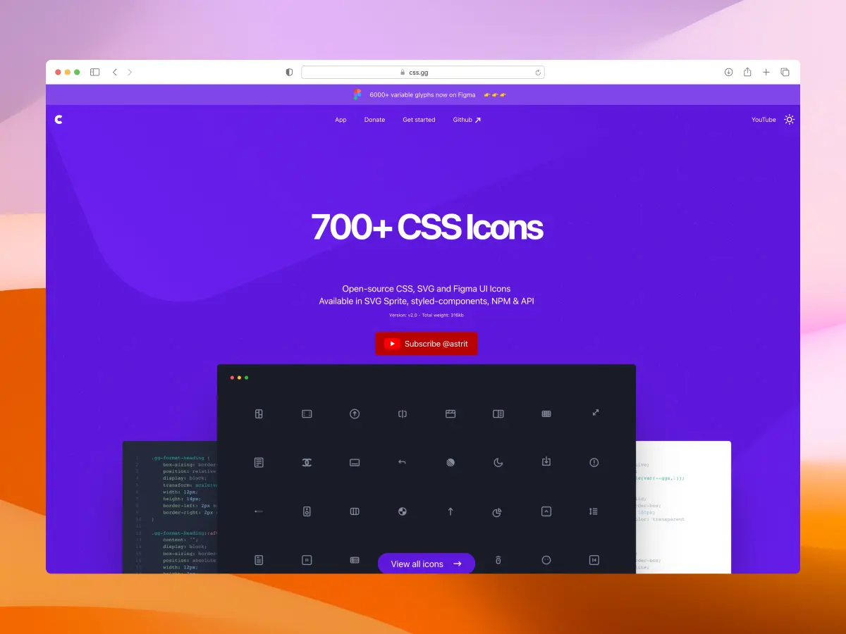 css.gg website screenshot