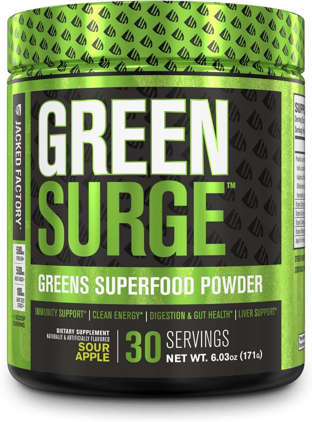 Jacked Factory Green Surge Green Superfood Powder Supplement