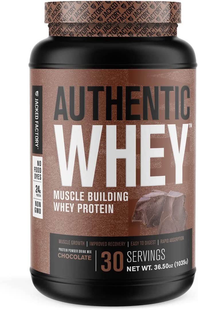 Jacked Factory Authentic Whey Muscle Building Whey Protein Powder