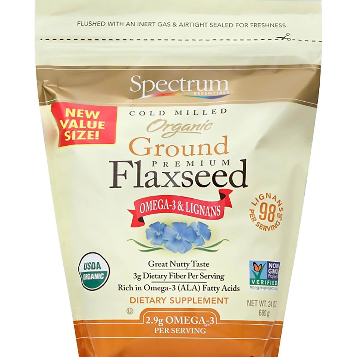 Spectrum Essentials Organic Flaxseed