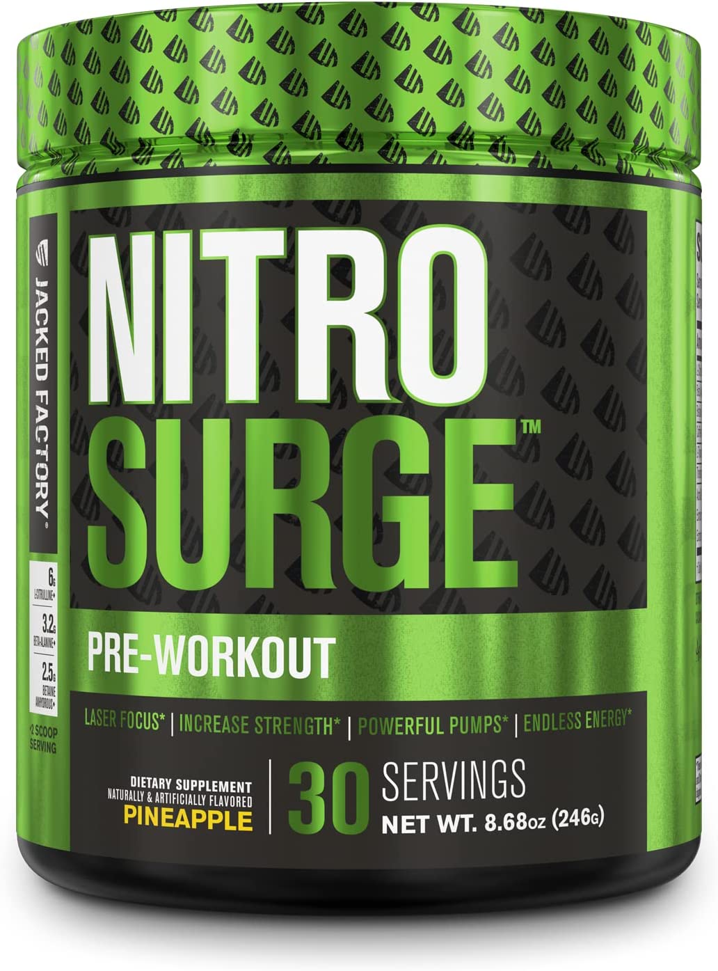 Jacked Factory NITROSURGE Pre-Workout Supplement