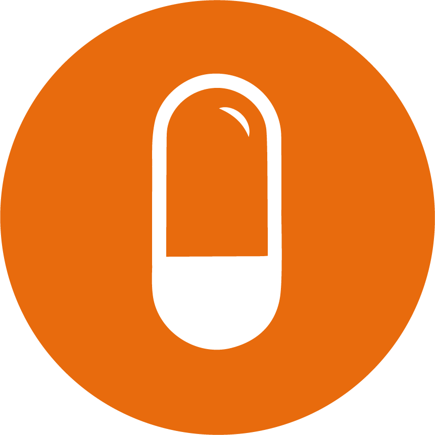 Orange pill app branding materials