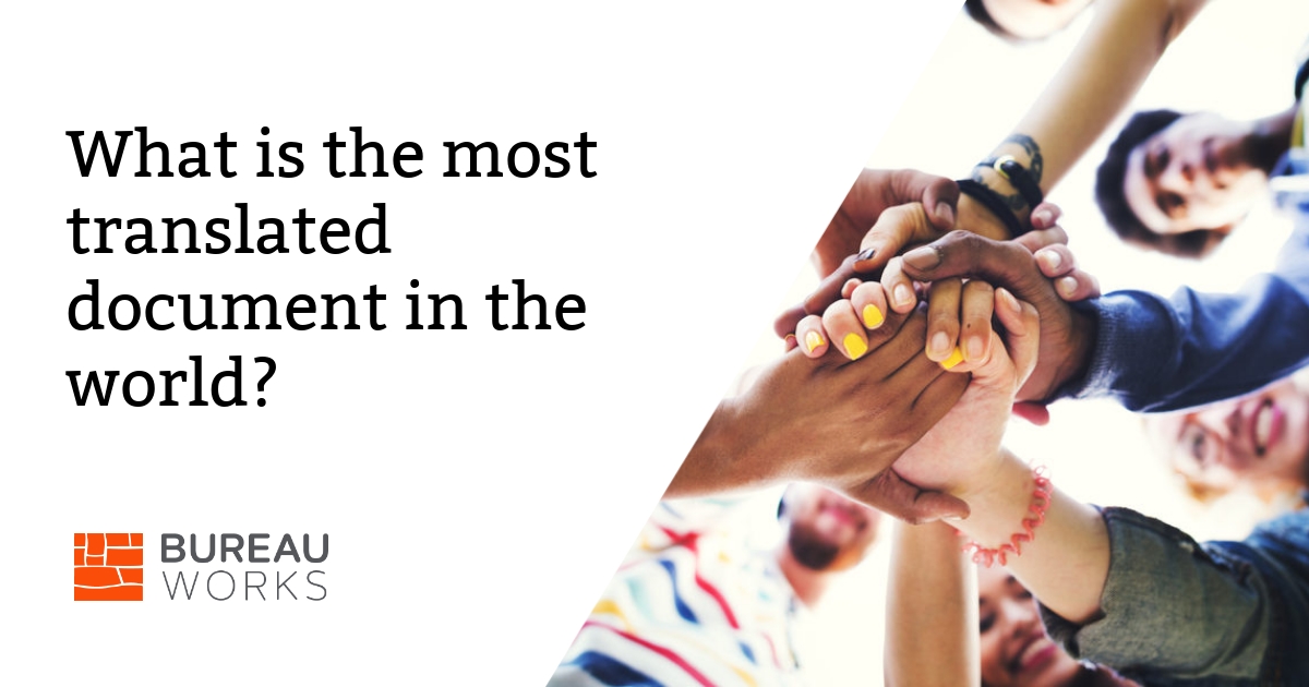What is the most translated document in the world?