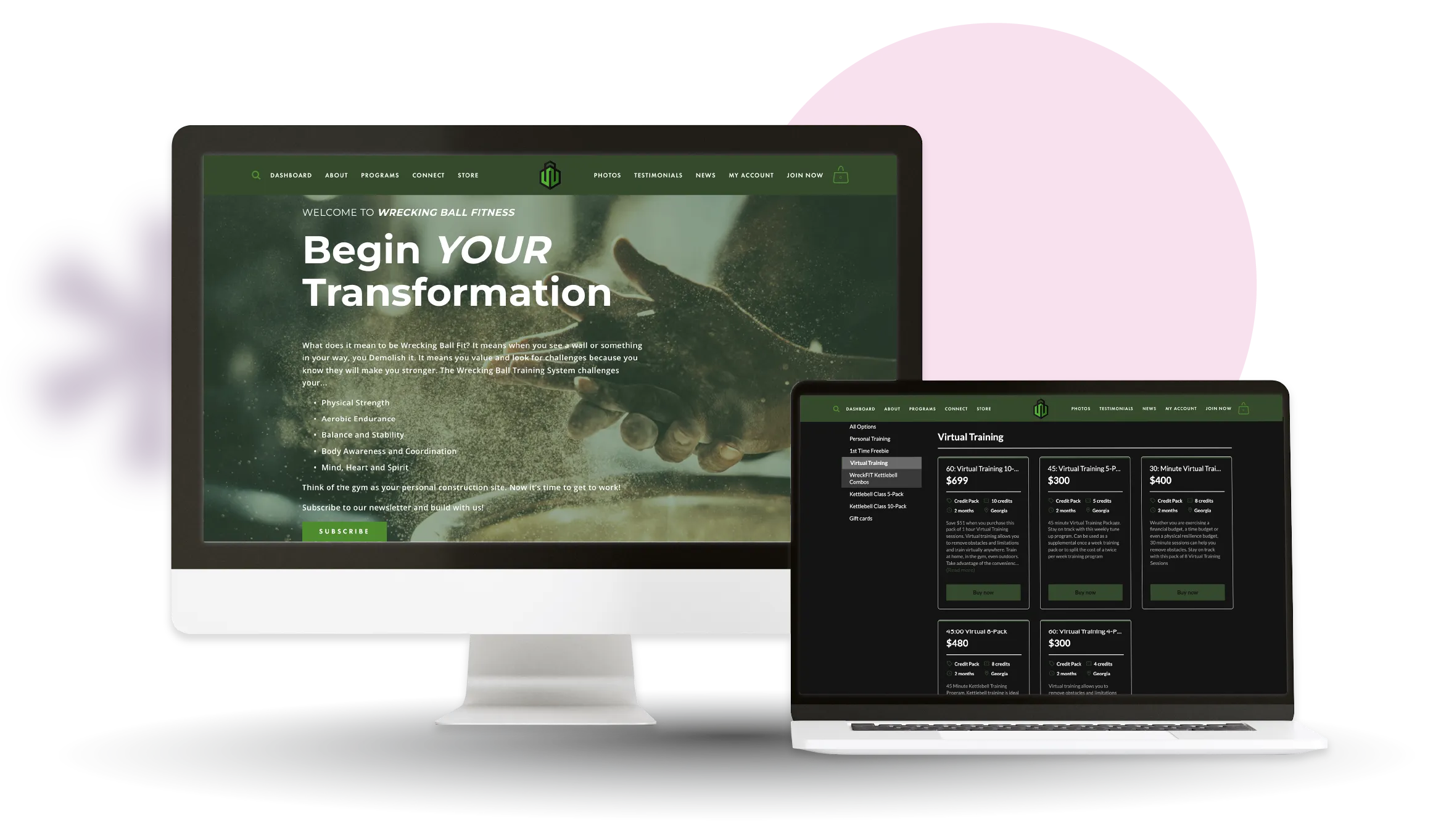 Fullsuite boutique fitness studio software for Cycling, Barre