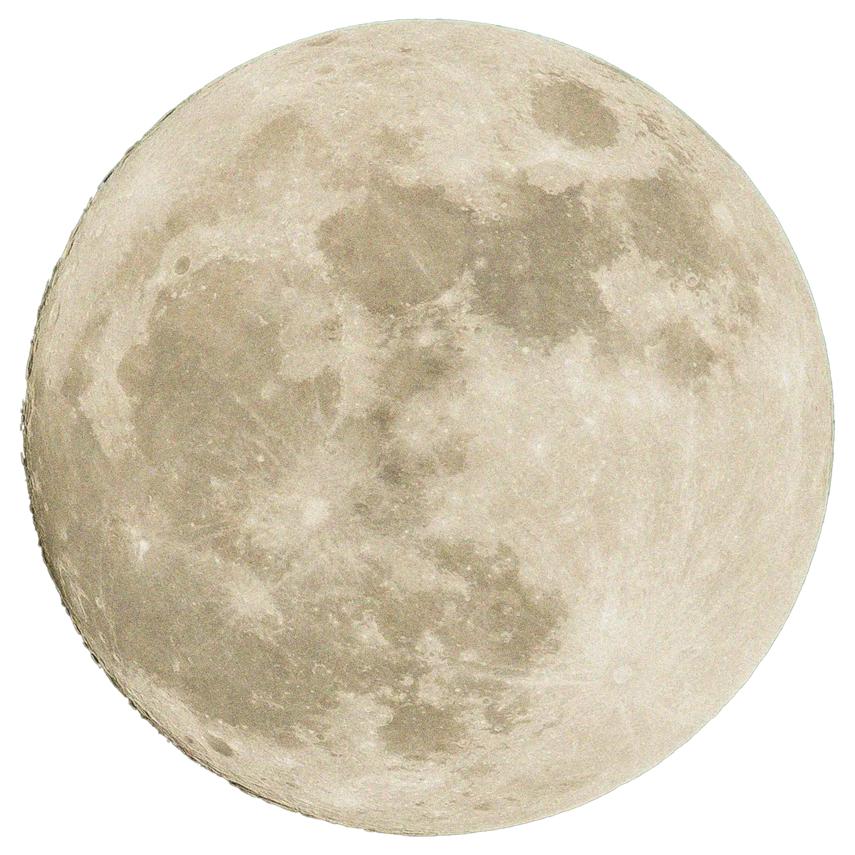 Collage motif moon