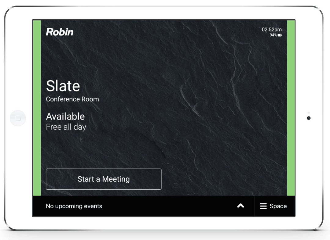 Personalizing your conference room tablets Robin
