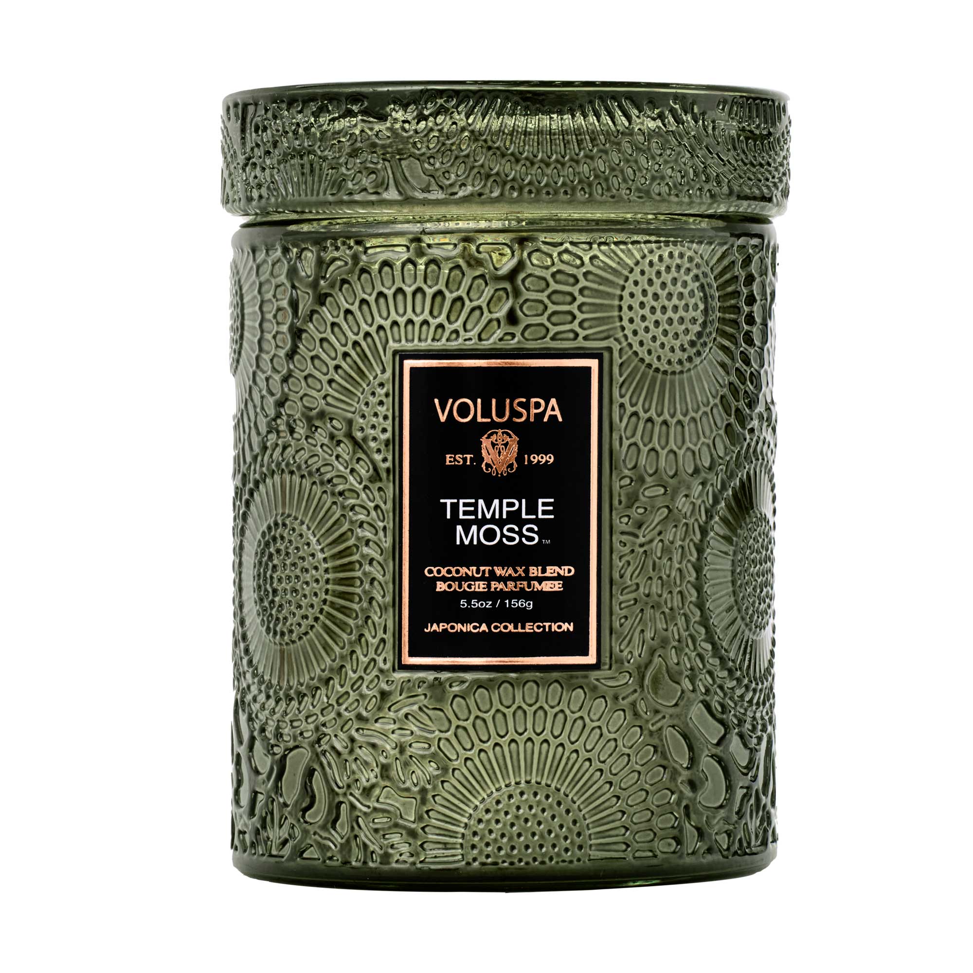Voluspa Temple Moss Small Jar Candle at Renata's Organic Skincare