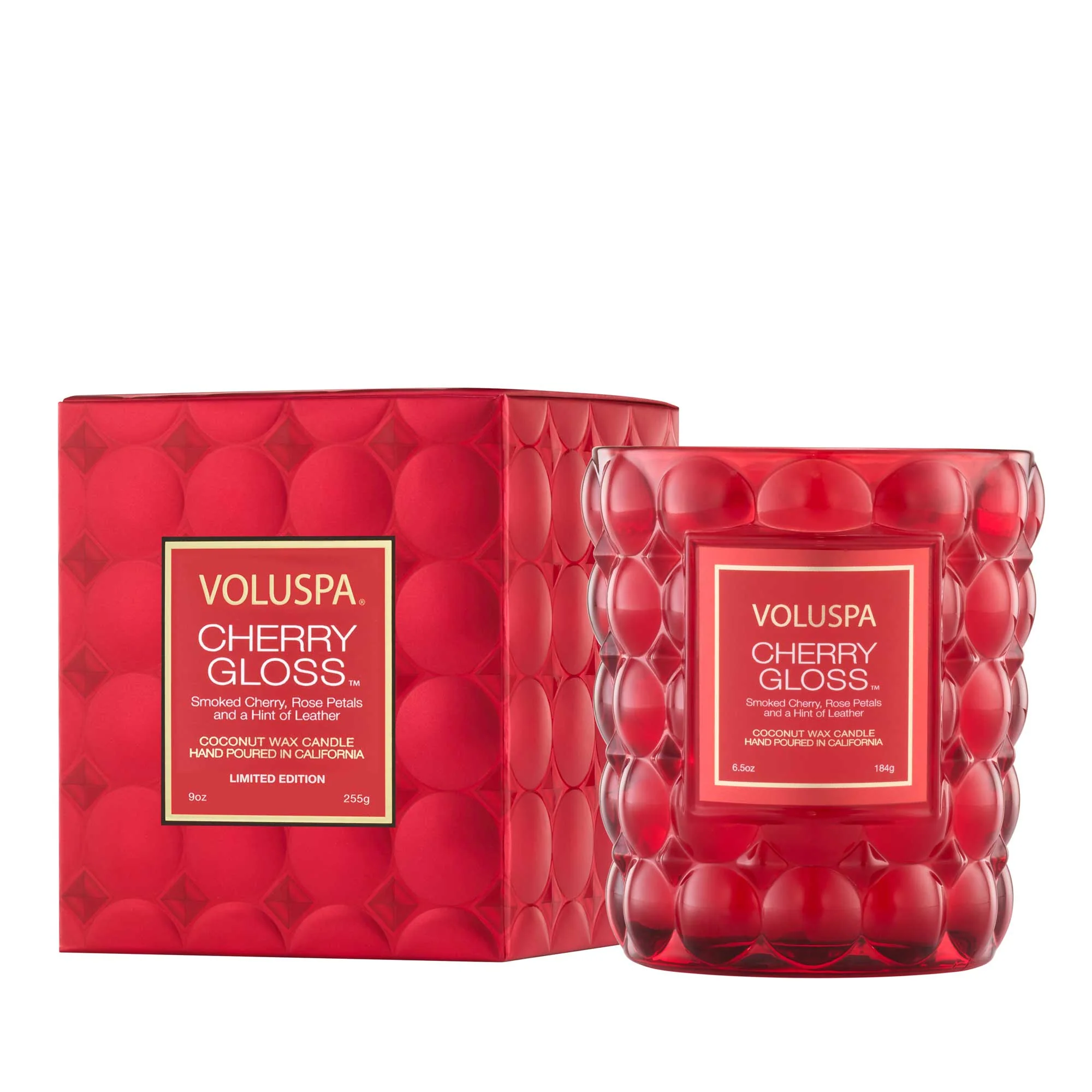 Voluspa Cherry Gloss Classic Candle at Renata's Organic Skincare