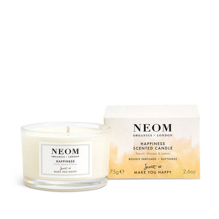 Neom Happiness Scented Candle Travel Size at Renata's Organic Skincare