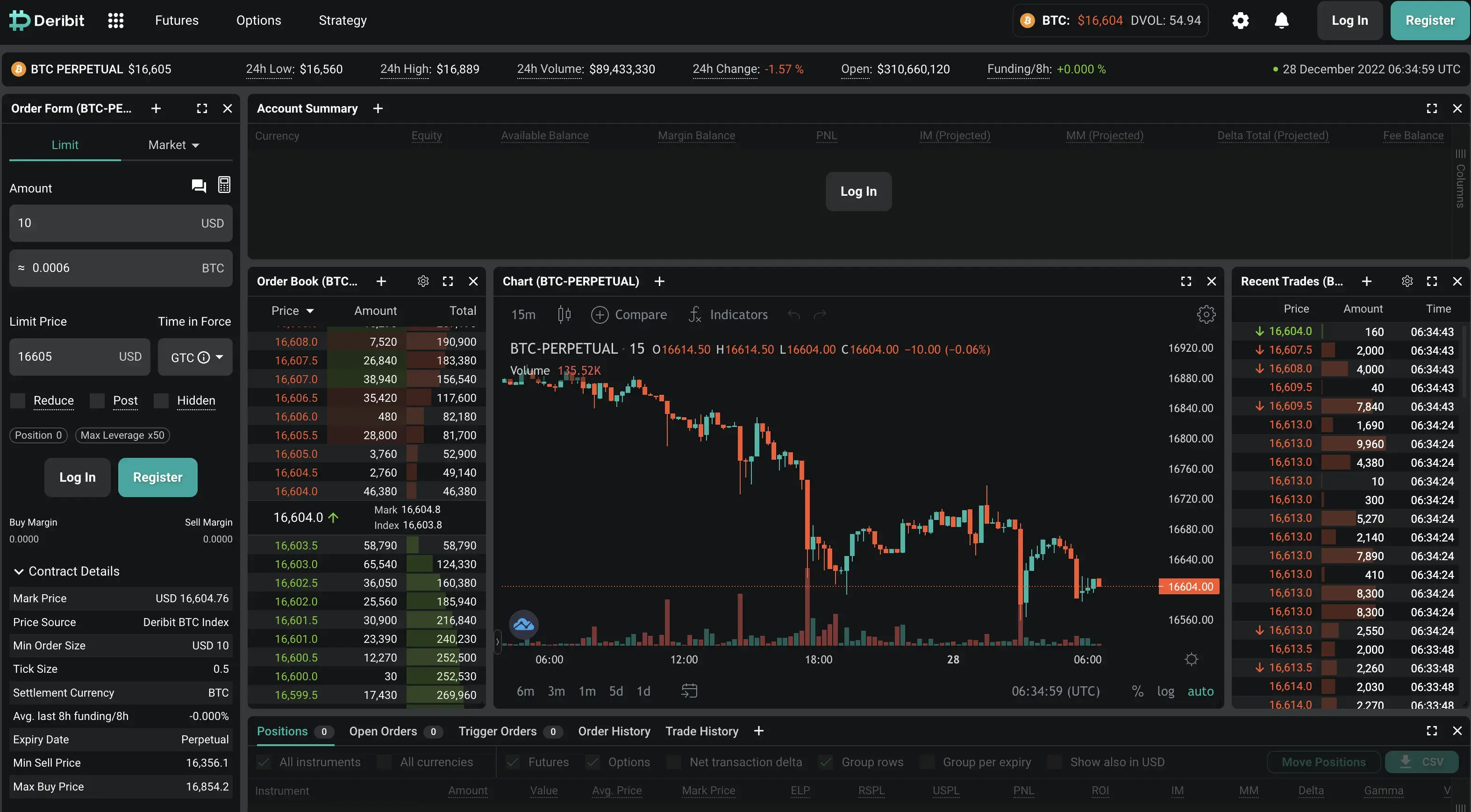 Deribit Options