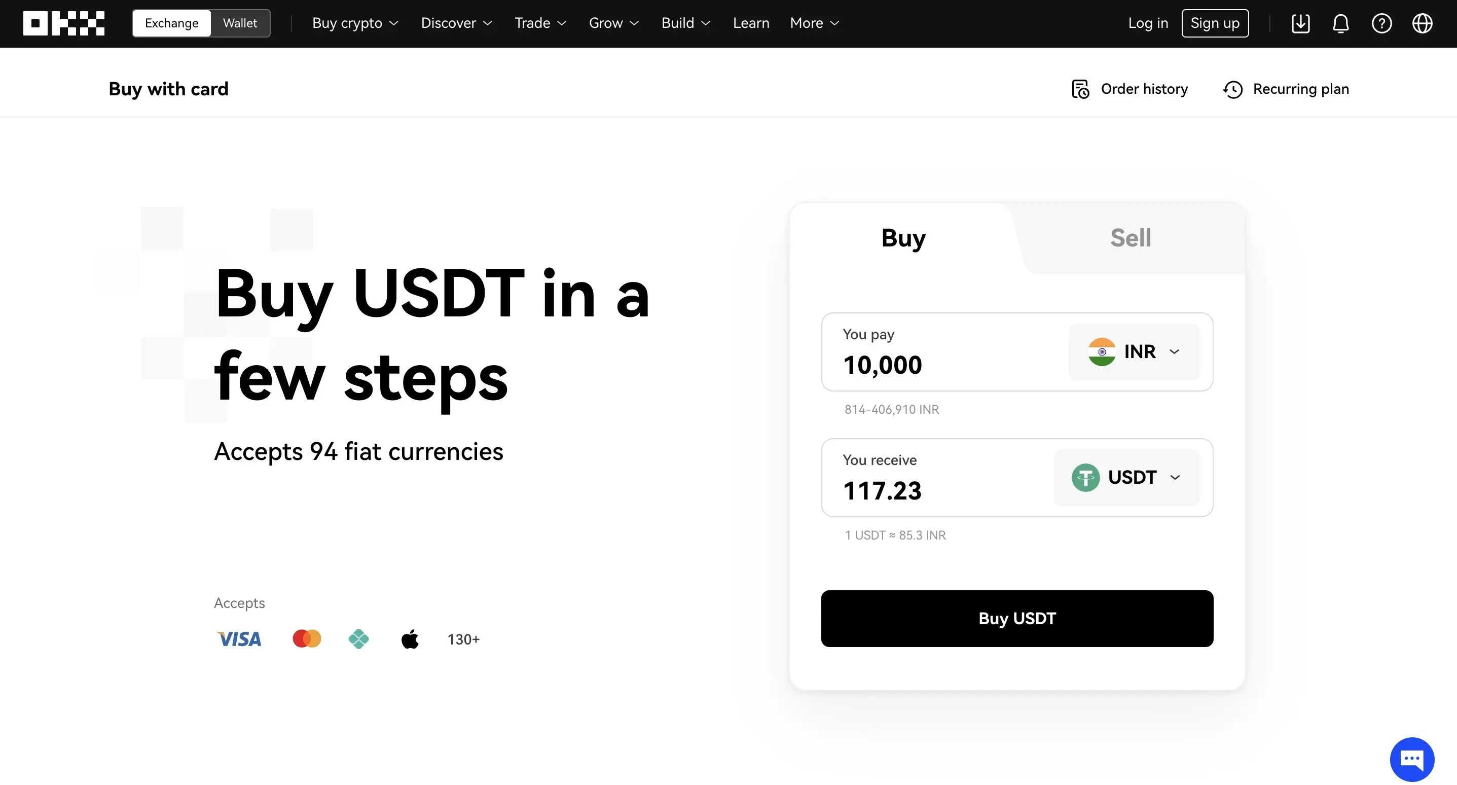 OKX - Best Overall Crypto Exchange in India