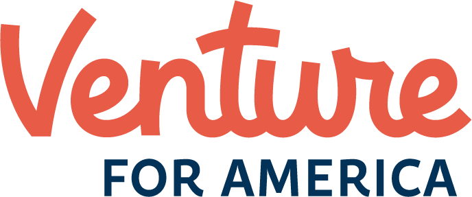 The logo of Venture for America