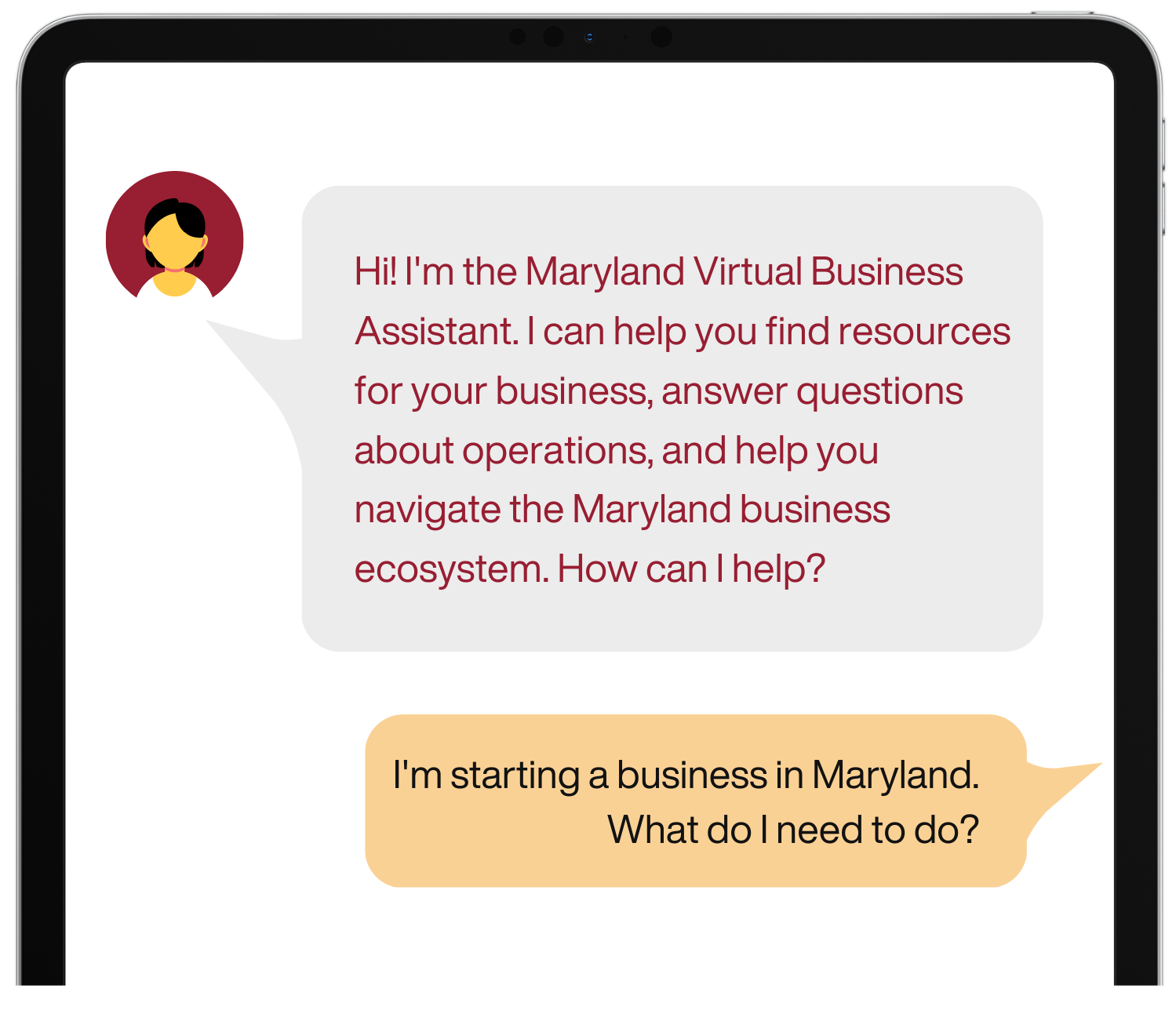 a mockup that says "50 organizations match your needs"