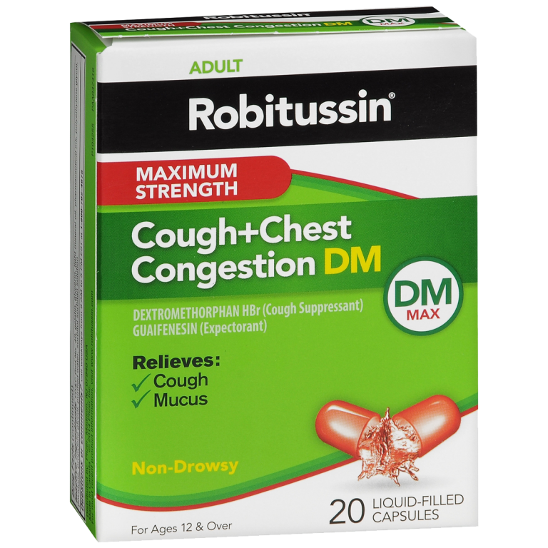 Robitussin® Adult Cough+Chest Congestion DM LiquidFilled Capsules