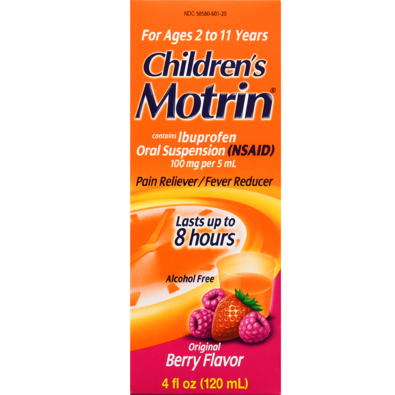 Motrin® Children's Ibuprofen Oral Suspension Original Berry Flavor